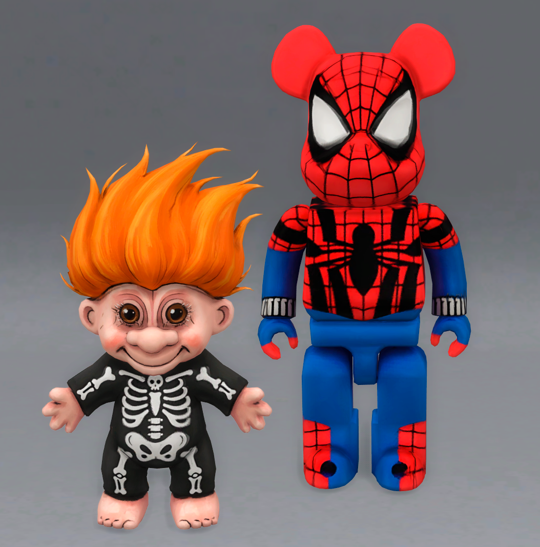 Bearbrick Spider-Man-Trolls 90