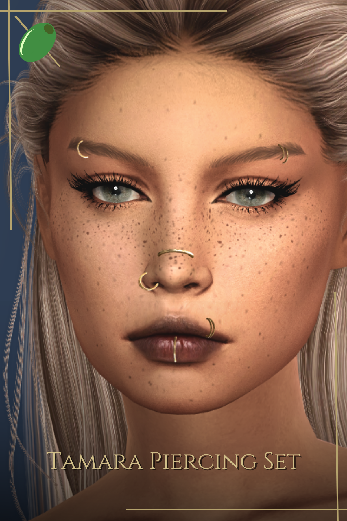 Tamara Facial Piercing Set
